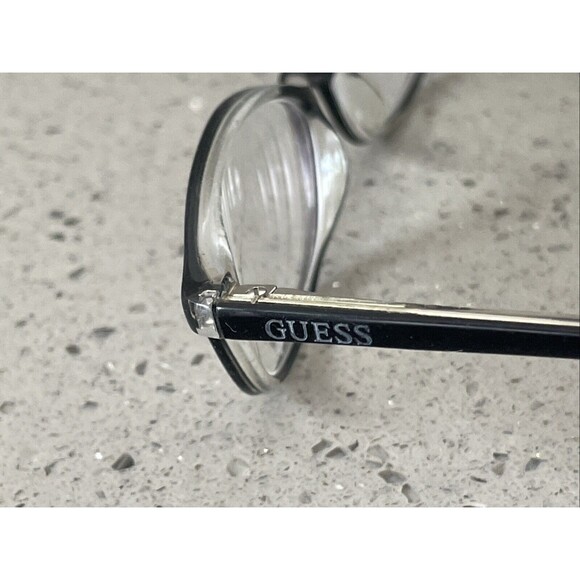 Guess GU 1147  Black Eyeglasses Frames Only 50-17-140 Flex Hinge full rim - Picture 8 of 14